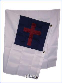 10X15 Embroidered Sewn Christian 600D Nylon HUGE Flag Heavy Duty Military Grade