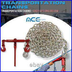 10 Pack Heavy Duty 5/16 3/8 Ratchet Load Chain Binder Flatbed Truck Trailer