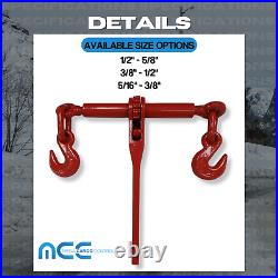 10 Pack Heavy Duty 5/16 3/8 Ratchet Load Chain Binder Flatbed Truck Trailer