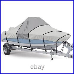 1200D Full Trailerable Center Console Boat Cover 17-19ft Marine Grade Heavy Duty