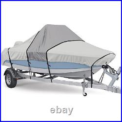 1200D Full Trailerable Center Console Boat Cover 17-19ft Marine Grade Heavy Duty