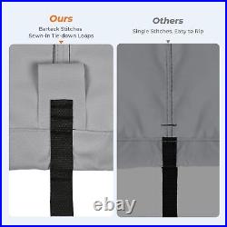 1200D Heavy Duty Boat Cover 21-24ft Waterproof Marine Grade Pontoon Boat Cover