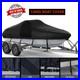 1200D Waterproof Marine Grade Heavy Duty Boat Cover Fits 20'-22' V-Hull Runabout