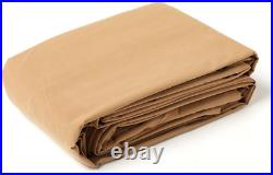 12X20 Feet Waterproof Canvas Tarp20 MIL Commercial Grade, Heavy Duty, Tear-Resi