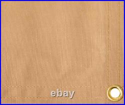 12X20 Feet Waterproof Canvas Tarp20 MIL Commercial Grade, Heavy Duty, Tear-Resi