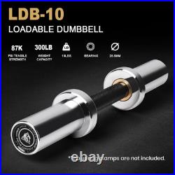 16/20 Loadable Dumbbells Pairs in Commercial Grade, Heavy Duty Olympic Dumb