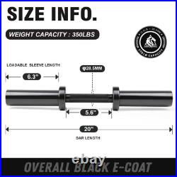 16/20 Loadable Dumbbells Pairs in Commercial Grade, Heavy Duty Olympic Dumb