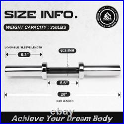 16/20 Loadable Dumbbells Pairs in Commercial Grade, Heavy Duty Olympic Dumb