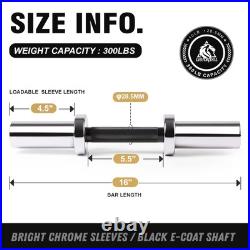 16/20 Loadable Dumbbells Pairs in Commercial Grade, Heavy Duty Olympic Dumb
