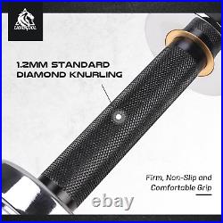 16/20 Loadable Dumbbells Pairs in Commercial Grade, Heavy Duty Olympic Dumbbel