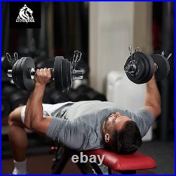 16/20 Loadable Dumbbells Pairs in Commercial Grade, Heavy Duty Olympic Dumbbel