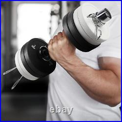 16/20 Loadable Dumbbells Pairs in Commercial Grade, Heavy Duty Olympic Dumbbel