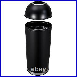 17 Gal / 65L Open Top Trash Can Commercial Grade Heavy Duty Tall