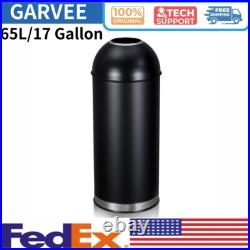 17 Gal/65L Open Top Trash Can Commercial Grade Heavy Duty Tall Commercial Trash