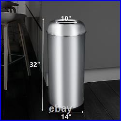 17 Gal / 65L Open Top Trash Can Commercial Grade Heavy Duty Tall Commercial new