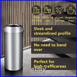 17 Gal / 65L Open Top Trash Can Commercial Grade Heavy Duty Tall Commercial new