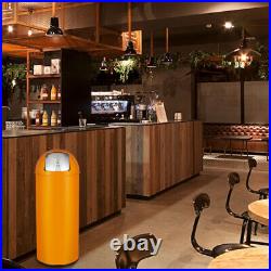 17 Gal / 65L Push Lid Trash Can Commercial Grade Heavy Duty Tall Commercial Tras