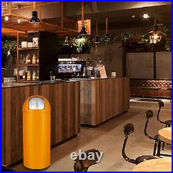 17 Gal / 65L Push Lid Trash Can Commercial Grade Heavy Duty Tall Trash Can