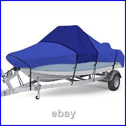 20'-22' 1200D Marine Grade Heavy Duty Center Console Boat Cover with Motor Cover