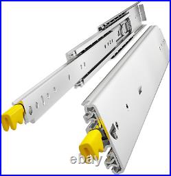 20 Industrial Grade Heavy Duty Drawer Slide with Lock #VD2576, 3 Widening up t