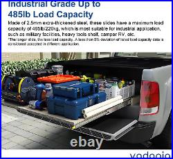20 Industrial Grade Heavy Duty Drawer Slide with Lock #VD2576, 3 Widening up t