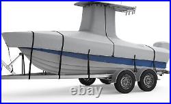 22'-24' 1200D Marine Grade T-Top Boat Cover Heavy Duty Tear-Resistant Boat Cover