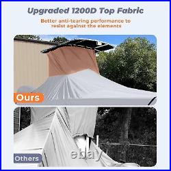 22'-24' 1200D Marine Grade T-Top Boat Cover Heavy Duty Tear-Resistant Boat Cover