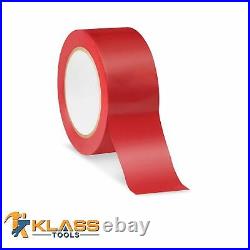 2 Industrial Grade Heavy Duty (9 mil.) Red Duct Tape (60 Yards / 180 Feet)