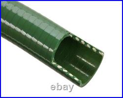 2 x 50' Heavy Duty Flexible PVC Green Standard Suction Hose Industrial Grade