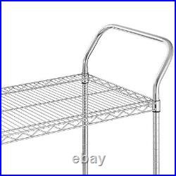 2tier Commercial Grade Rolling Cart Heavy Duty Utility Cart Carts With Wheels An