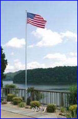 30 FT in Ground Heavy Duty Commercial Grade Tapered Flag Pole Flagpole Comes wit