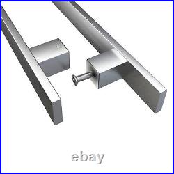 36 Barn Door Push Pull Handle, Heavy Duty Grade-304 Stainless Steel Square Co