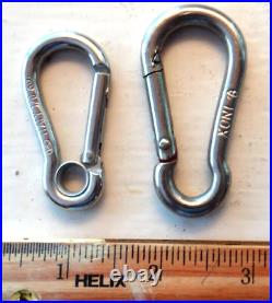 (36) Heavy Duty Marine Grade Shackles (316 type) Polished Stainless New & Used