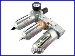 3/4 Heavy Duty Industrial Grade Filter Regulator Coalescing Dryer Sys Auto