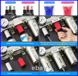3/4 NPT Heavy Duty Industrial Grade 4 Stage Air Drying System, Auto Drain, Coa