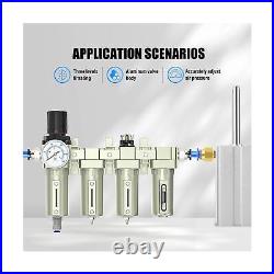 3/4 NPT Heavy Duty Industrial Grade 4 Stage Air Drying System, Auto Drain, Coa