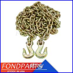 3/8 x 20' Tow Chain Binder Flatbed Trailer Transport G70 Heavy Duty