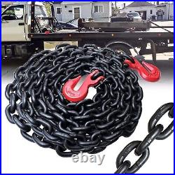3/8 x 20ft Heavy-Duty Tow Chain G80 Grade with Superior Corrosion Resistance