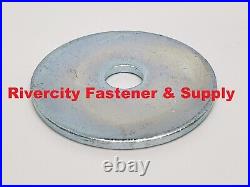 3/8x2 Extra Thick Flat Fender Washers Super Heavy Duty 3/8 x 2 x 1/8
