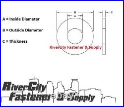 3/8x2 Extra Thick Flat Fender Washers Super Heavy Duty 3/8 x 2 x 1/8