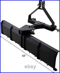 3 Point Rear Grading Blade for Tractor Cat 0/Cat 1 52 Heavy Duty Steel Scrpaer