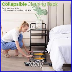 400 Lbs Commercial Grade Heavy Duty Clothing Rack Collapsible Garment