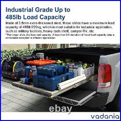 40 Industrial Grade Heavy Duty Drawer Slide with Lock #VD2576, 3 Widening U