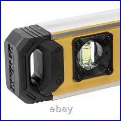 48 & 24 in. Heavy Duty Magnetic Box Beam Levelling Tool With 9 in. Torpedo Level