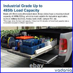 48 Industrial Grade Heavy Duty Drawer Slide With Lock #vd2576 3 Widening Up To