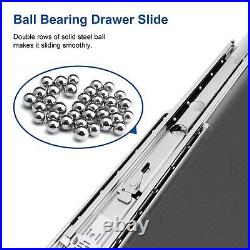 48 Industrial Grade Heavy Duty Drawer Slide with Lock #VD2576, 3 Widening U