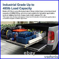 48 Industrial Grade Heavy Duty Drawer Slide with Lock #VD2576 3 Widening up t