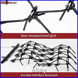 4FT X 4FT Heavy Duty Drag Harrow 3/8in Tines Chain for ATV UTV Leveling Grading