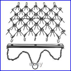 4FT X 4FT Heavy Duty Drag Harrow For ATV UTVs Leveling Grading Powder Coated