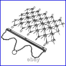 4FT X 4FT Heavy Duty Drag Harrow For ATV UTVs Leveling Grading Powder Coated